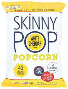 Skinny Pop Popcorn Skinny Pack White Cheddar - 6 PK
 | Pack of 10