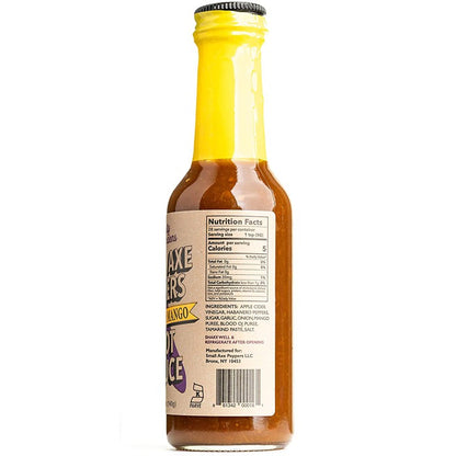 Small Axe Peppers - Hot Sauces Habanero Mango , 5 oz - back