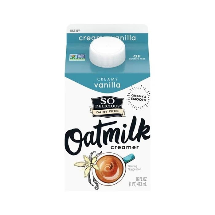 So Delicous - Oatmilk Creamer Vanilla, 16 oz