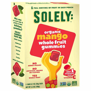 Solely - Organic Whole Fruit Gummies, 3.5oz | Assorted Flavors