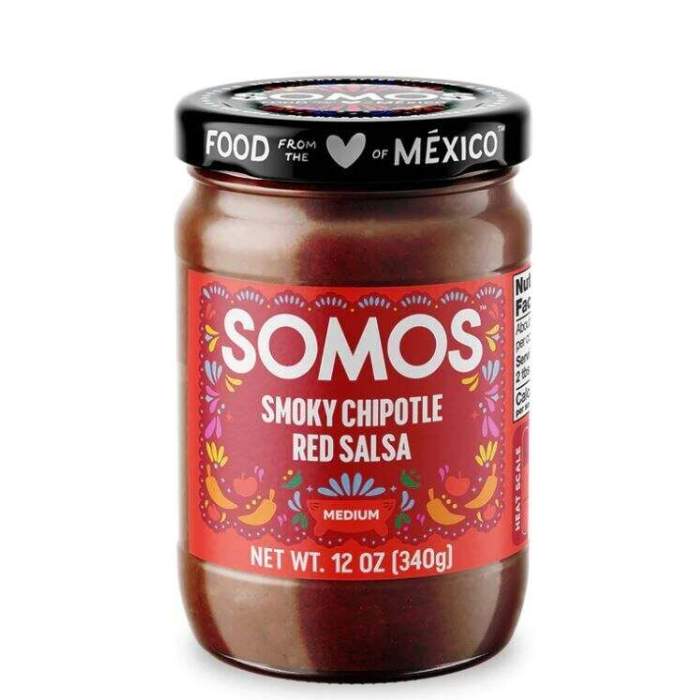 Somos - Mexican Smoky Chipotle Red (Medium) Salsas, 12oz - front