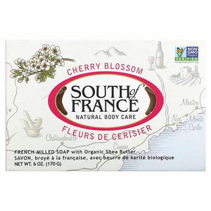 South of France Natural Body Care - French Milled Soap Cherry Blossom, 6oz