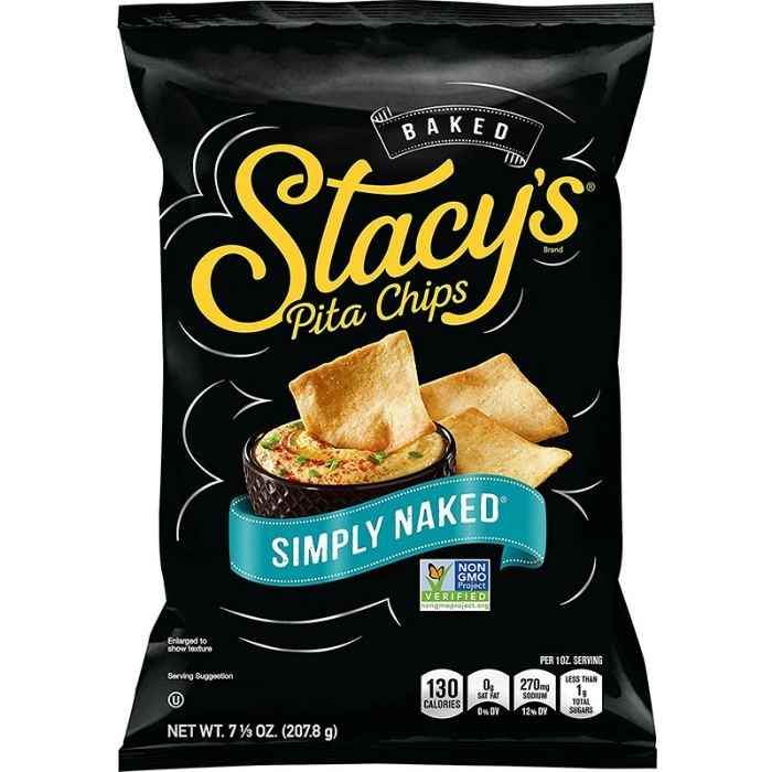 Stacy's Pita Chips - simply naked - front
