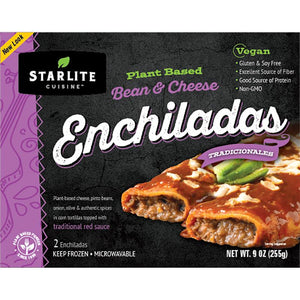 Starlite Cuisine - Vegan Enchiladas De Queso, 9oz