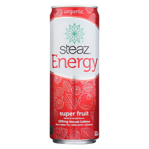 Steaz - Organic Energy Drinks - Assorted Flavors, 12oz