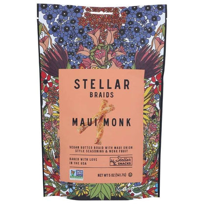 Stellar Braids - Braided Maui Monk Pretzels, 5oz - front