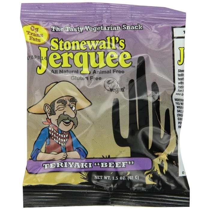 Stonewall's Jerquee - Vegan Jerquee  Teriyaki Beef, 1.5oz - front