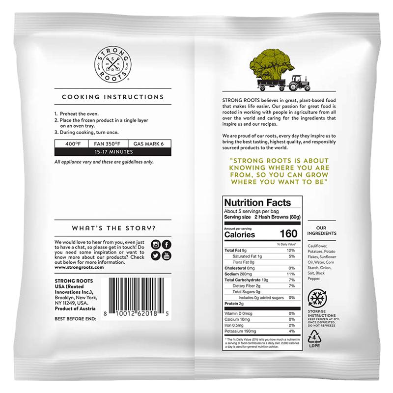 Strong Roots Cauliflower Hash Browns, 13.3oz