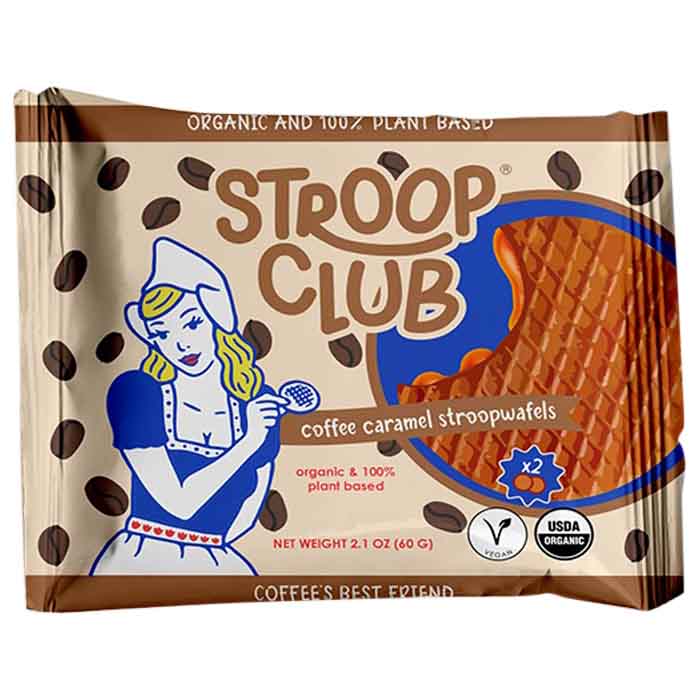 Stroop Club - Caramel Stroopwafel ,2.1oz (2-pack) , Coffee