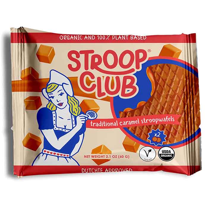 Stroop Club - Caramel Stroopwafel ,2.1oz (2-pack), Traditional