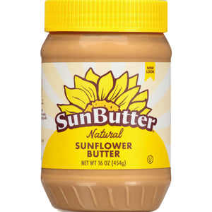 SunButter Natural Sunflower Butter, 16oz | Pack of 6