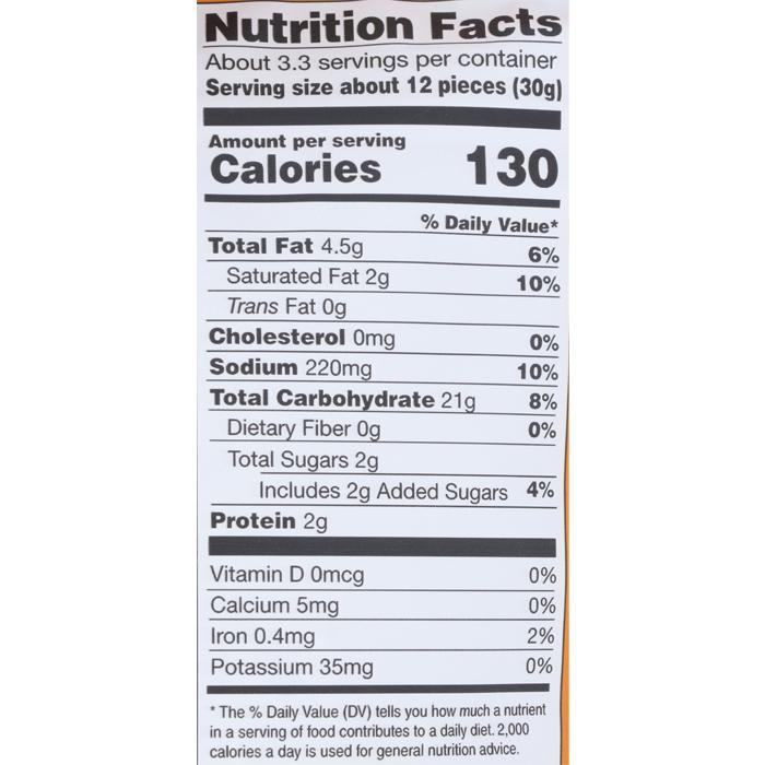 Sun Tropics - Mochi Bites - Tamari Teriyaki, 3.5oz - Nutrition