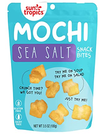 Sun Tropics Mochi Snack Bites Sea Salt -- 3.5 oz
 | Pack of 12 - PlantX US