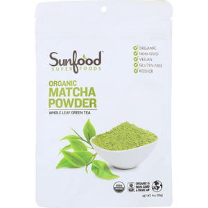 Sunfood - Green Tea Matcha Powder, 4oz