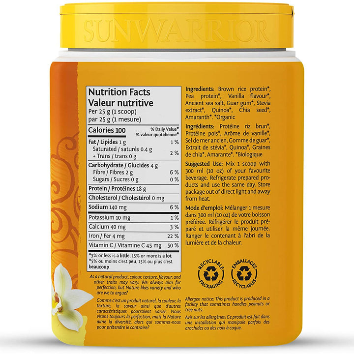 Sunwarrior-Vanilla Classic Plus Protein
