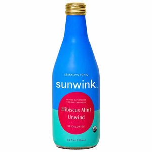 Sunwink - Sparkling Hibiscus Mint Tonic, 12fo | Pack of 12