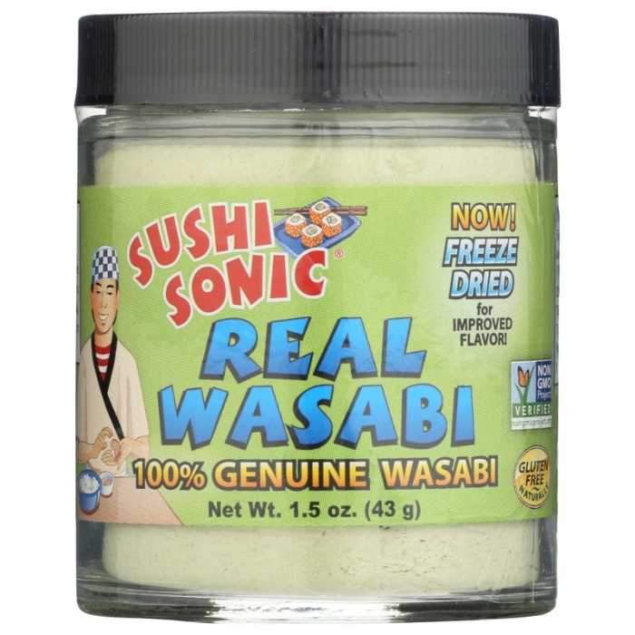 Sushi Sonic – 100% Real Wasabi Powder, 1.5oz - front