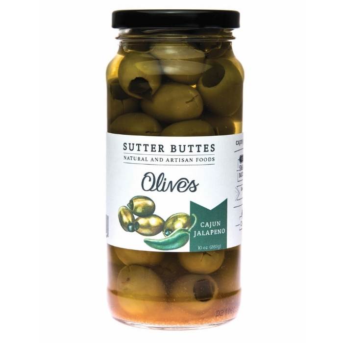 Sutter Buttes - Cajun Jalapeno Stuffed Olives, 10oz -front