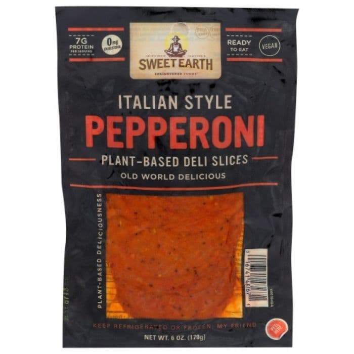 Sweet Earth - Italian Style Pepperoni Slices - front