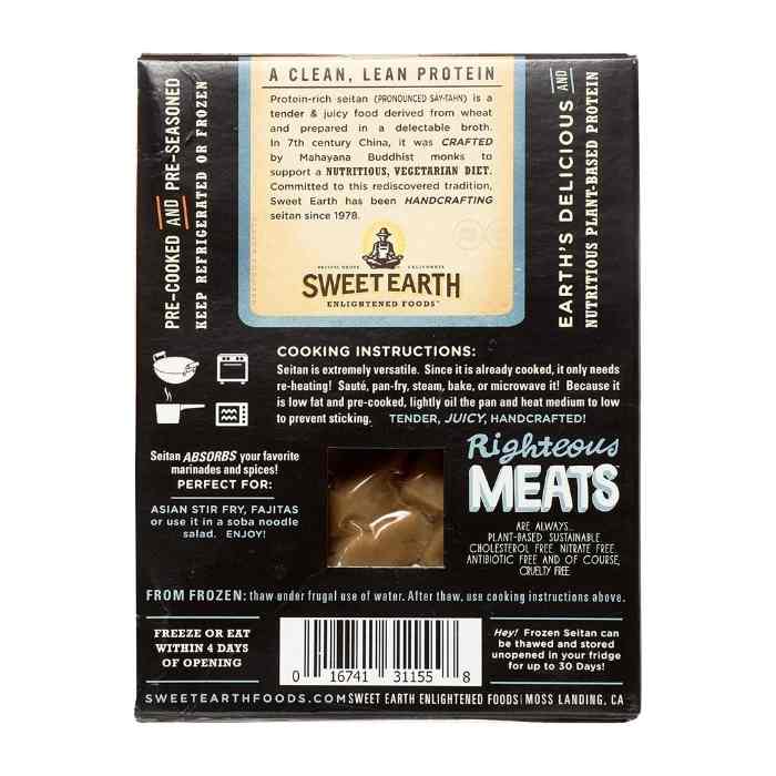Sweet Earth Seitan Strips, 8oz