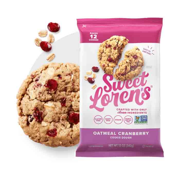 Sweet Lorens - Cookie Dough Oatmeal Cranberry Gf, 12oz