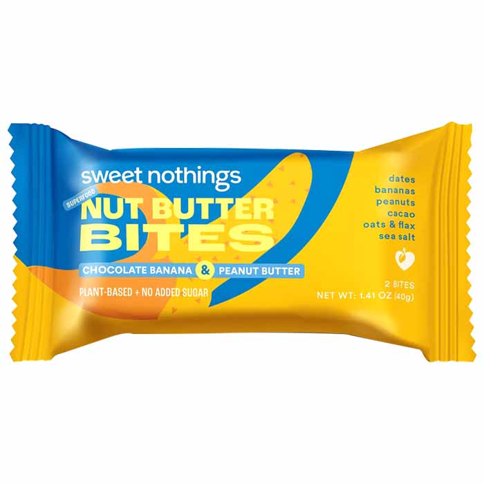 Sweet Nothings - Nut Butter Bites Chocolate Banana & Peanut Butter, 1.4 oz