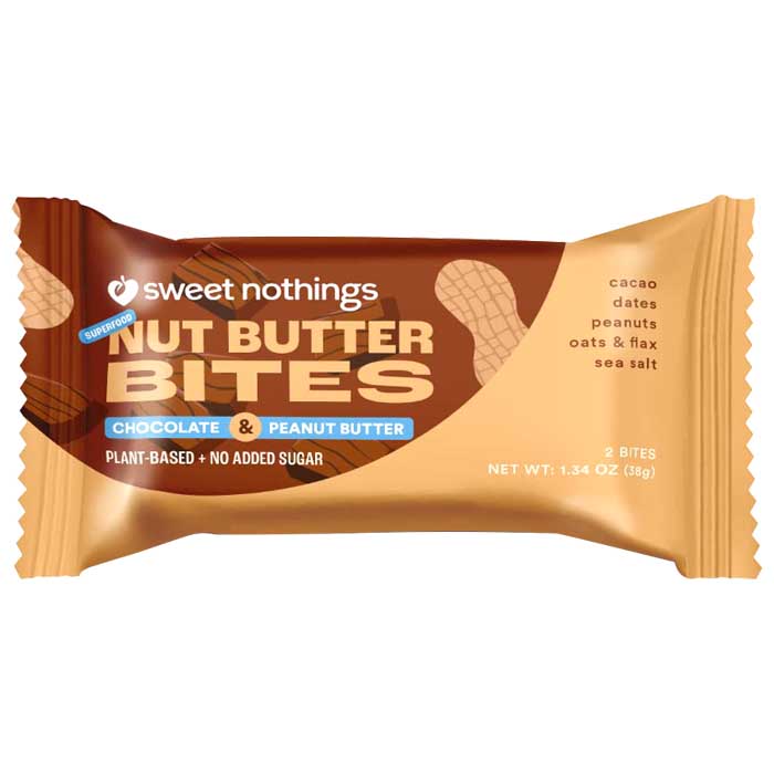 Sweet Nothings - Nut Butter Bites Chocolate & Peanut Butter, 1.4 oz