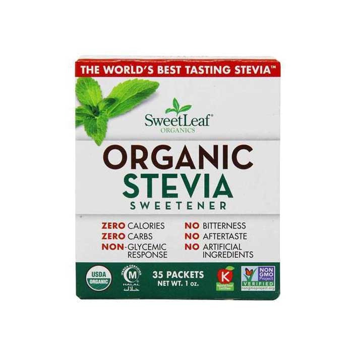 Sweetleaf - Organic Stevia Sweetener - 35x Sachets (0.8g per Sachet)