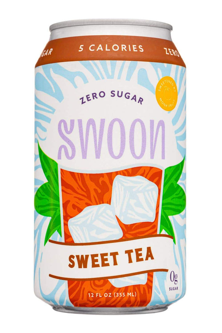 Swoon: Sweet Tea Zero Sugar, 12 oz
 | Pack of 12 - PlantX US