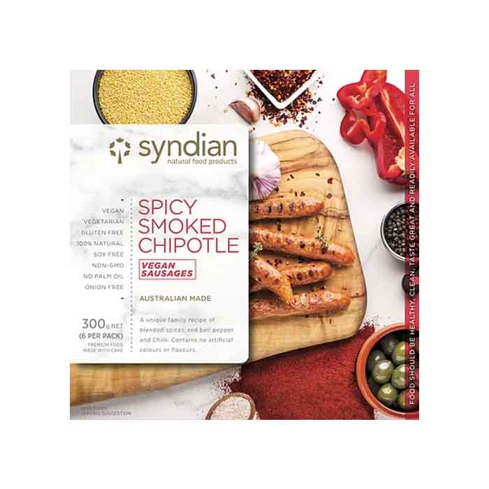 Syndian - Meatless Chipotle Sausages, 10.5oz 