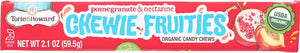 TORIE & HOWARD: Candy Fruit Chewie Pomegranate Nectarine Stick, 2.1 oz | Pack of 18