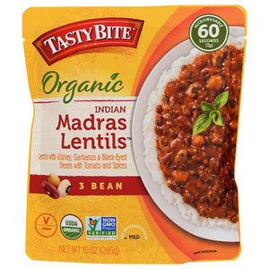 Tasty Bite - Indian Madras Lentils 3 Bean, 10oz