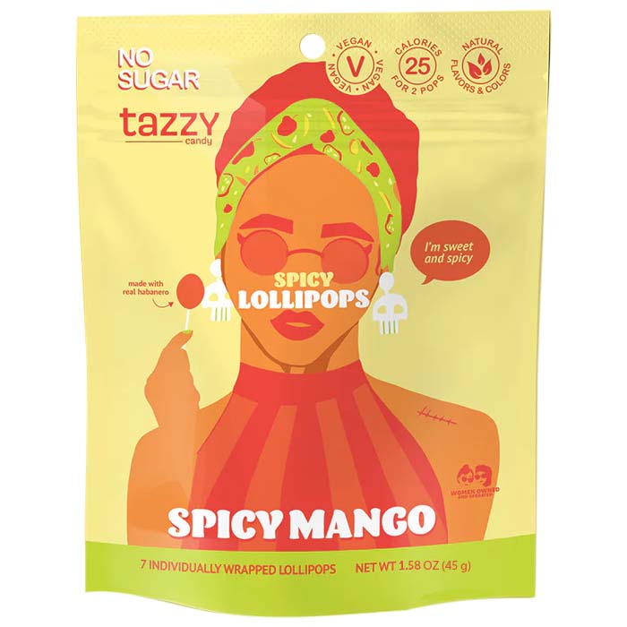 Tazzy - Spicy lollipop, 1.92oz