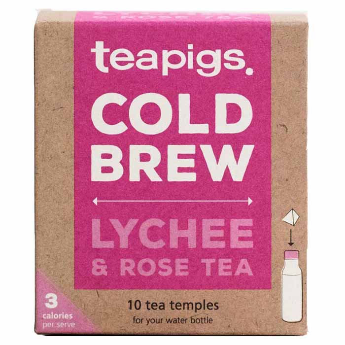 Teapigs - Cold Brew Tea Infusions - Lychee & Rose, 10 Bags