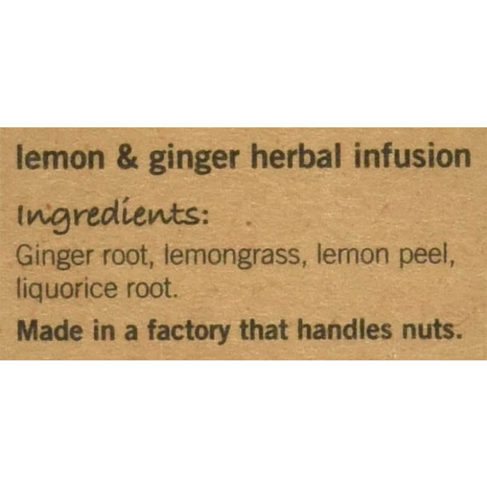 Teapigs - Lemon & Ginger, 15bg - back