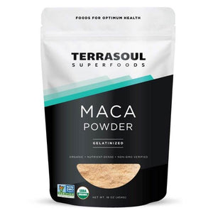 Terrasoul Superfoods - Organic Gelatinized Maca Powder, 16oz