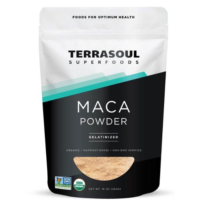 Terrasoul Superfoods - Organic Gelatinized Maca Powder, 16oz - front