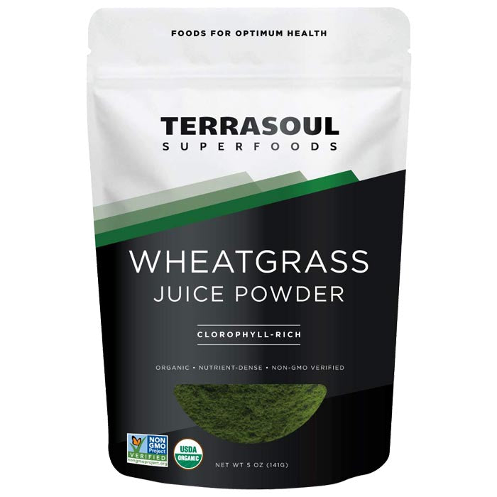 Terrasoul Superfoods - Organic Wheatgrass Juice Powder, 5oz