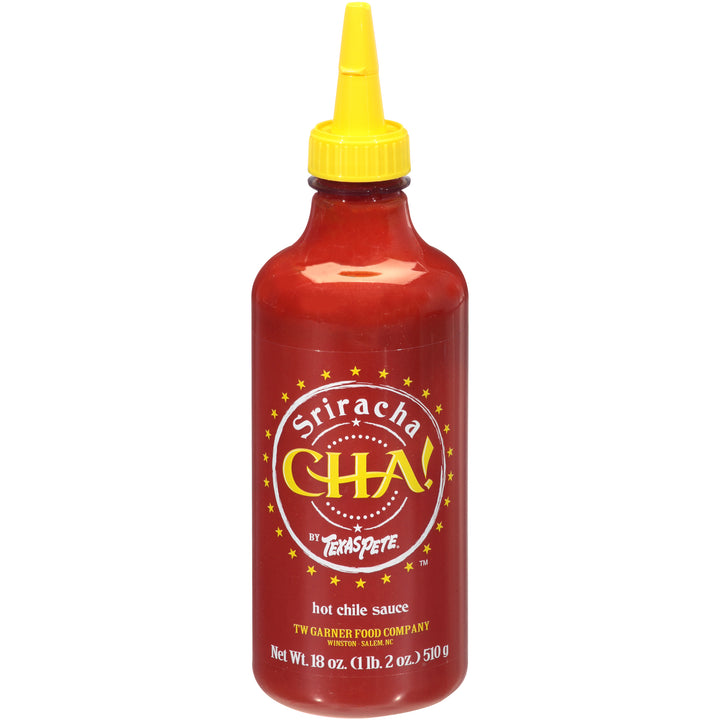 Texas Pete Cha Hot Chile Sriracha Sauce 18oz | Pack of 12 - PlantX US