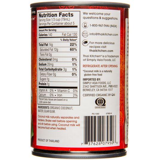 Thai Kitchen-Organic Coconut Milk