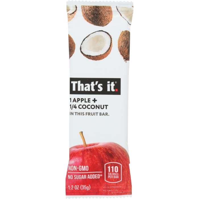 That's It - Apple Fruit Bars - Apple and Coconut