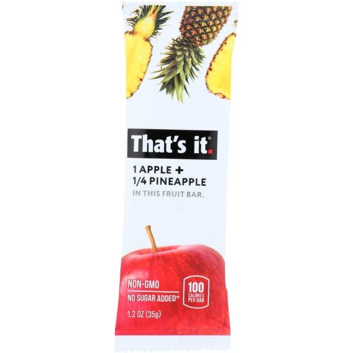 That's It - Apple Fruit Bars - Apple and pineapple