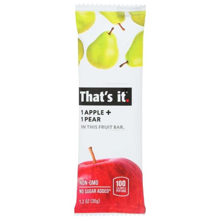 That's It - Apple Fruit Bars - Apple and Pear