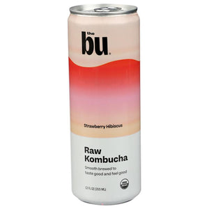 The Bu Kombucha - Strawberry Kombucha, 12oz