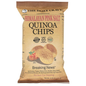 The Daily Crave - Himalayan Pink Salt Quinoa Chips, 4.25oz