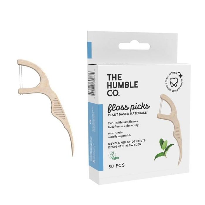 Humble Co - Natural Dental Floss Picks (50 Packs) - PlantX US