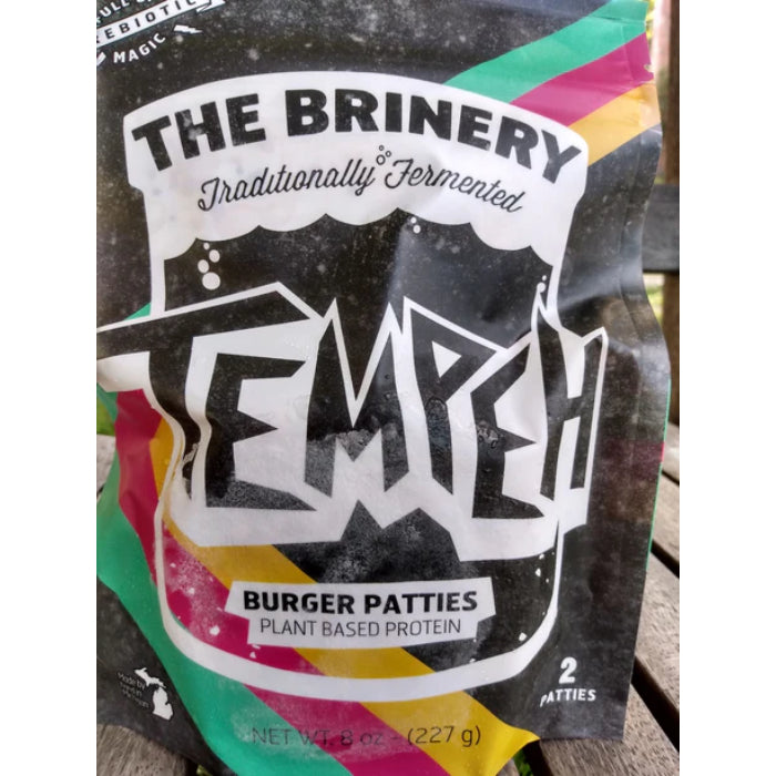 The Brinery - Plant-Based Tempeh Burger Patties, 8oz