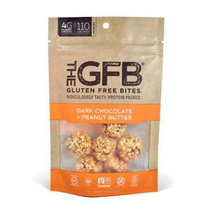 The GFB Gluten Free Bites Dark Chocolate Peanut Butter, 4 Oz
 | Pack of 6