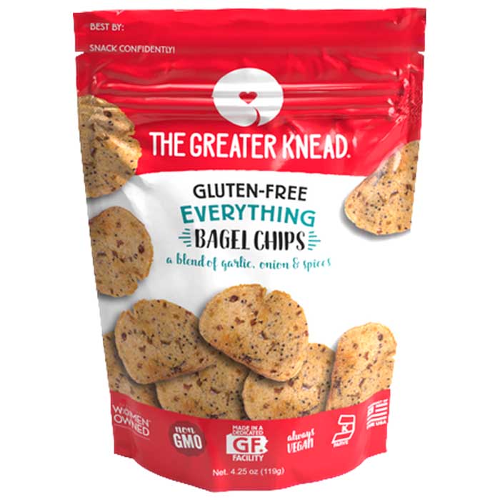 The Greater Knead - Gluten-Free Bagel Chips - Everything Bagel, 4.25oz