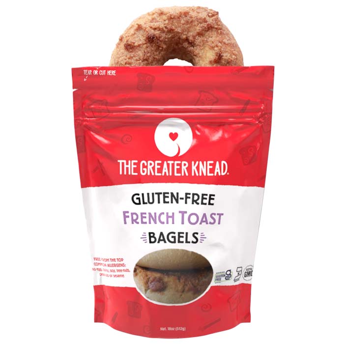The Greater Knead - Gluten-Free Bagels - French Toast, 18oz